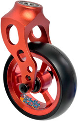 Orange Aluminum Fork + Aluminum Wheel