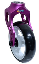 Purple Aluminum Fork + Aluminum Wheel