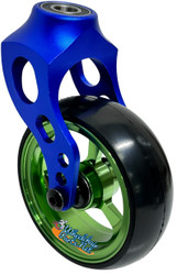 Blue Aluminum Fork + Aluminum Wheel