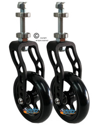 Black Caster Fork Assemblies