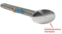 1/2" Big ALUMINUM Push Button - Stainless Steel