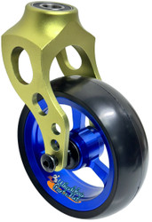 Green Aluminum Fork + Aluminum Wheel