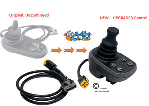D51157 (NEW UPGRADED VERSION) Joystick Module. Fits Various Jazzy and  Pride Chairs
