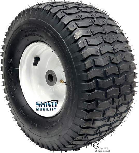 13 X 6.50-6" Pneumatic Assembly With 3" Center Hub. Choose Bore Size