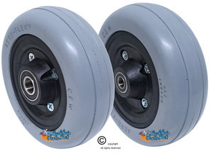 6"x2" Caster Wheel Assembly for Invacare TDX3, TDX4, & TDX5 (Set of 2)