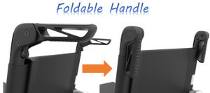Universal Foldable Push Handle. Fits on 19mm Tubes With 6mm Hole. Sold as each