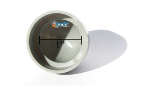 Invacare Style Gray Plastic DOME CAP