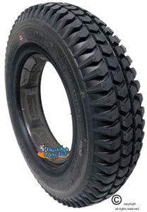 3.00-8 Knobby Foam Filled Tire W/ Star Bead Design