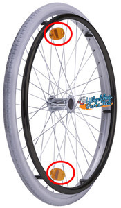 Spoke Reflector - Orange