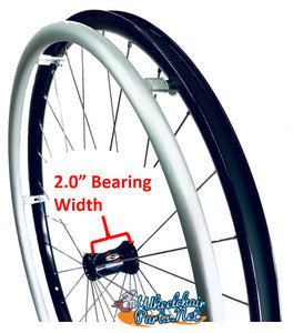 20" (451) - SPINERGY 30 SPOKE REAR WHEEL WITH PRIMO PNEUMATIC TIRE