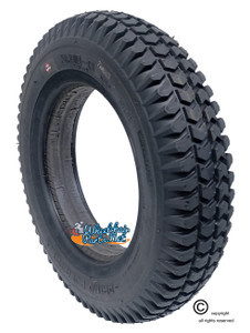 F084B- 3.00-8 (14x3") BLACK COLOR - NON MARKING TIRE FOAM FILL TIRE