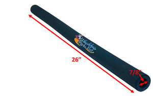 Tubular armrest cover, fits onto the tubular armrest on wheelchairs. Fits 7/8" Tube