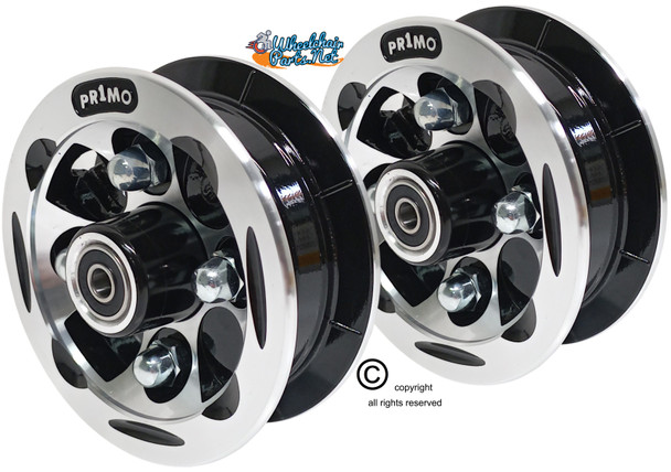8 x 2" ALLOY WHEEL TWO PIECE WHEEL. 2 1/2" Hub Width No Tire.