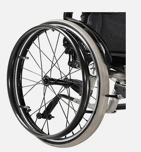 BLACK 25" SUPER GRIP VINYL PUSH RIM COVERS. PRICE IS FOR A SET OF 2