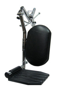 FR451L- TOP LATCHING  ELEVATING LEGREST W/ ADJUSTING CLAMP. STANDARD - LEFT PIN SPACING - 3 1/8"