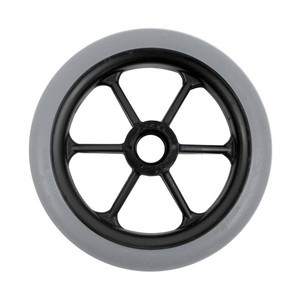 CW104PB - 5 X 1"  6 SPOKE CASTER WHEELS - ONE PAIR