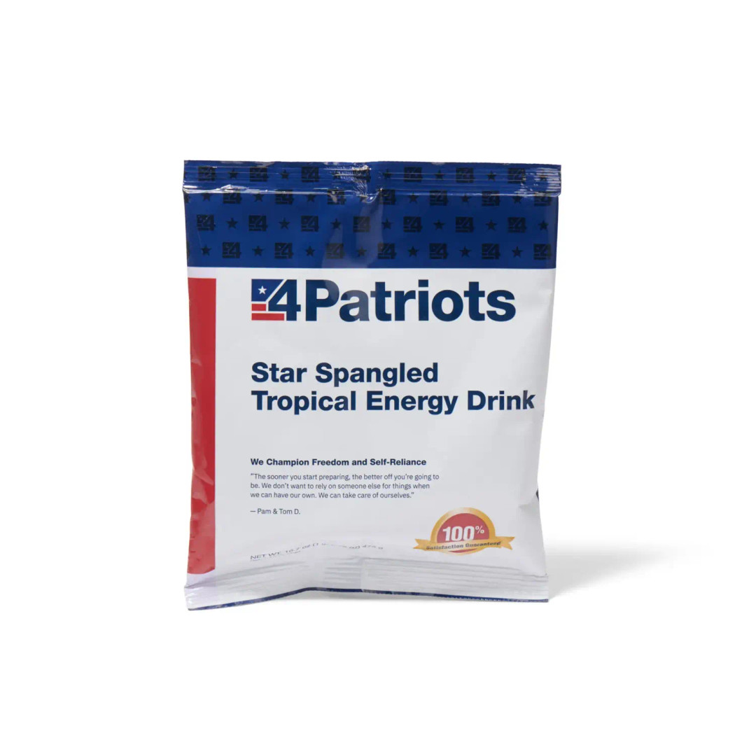 Star-Spangled Tropical Energy Drink Pouch | 10 Servings | 4Patriots