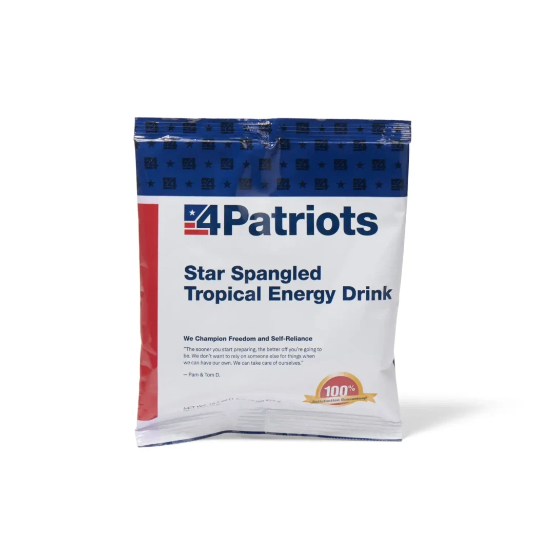 Star-Spangled Tropical Energy Drink Pouch | 10 Servings | 4Patriots
