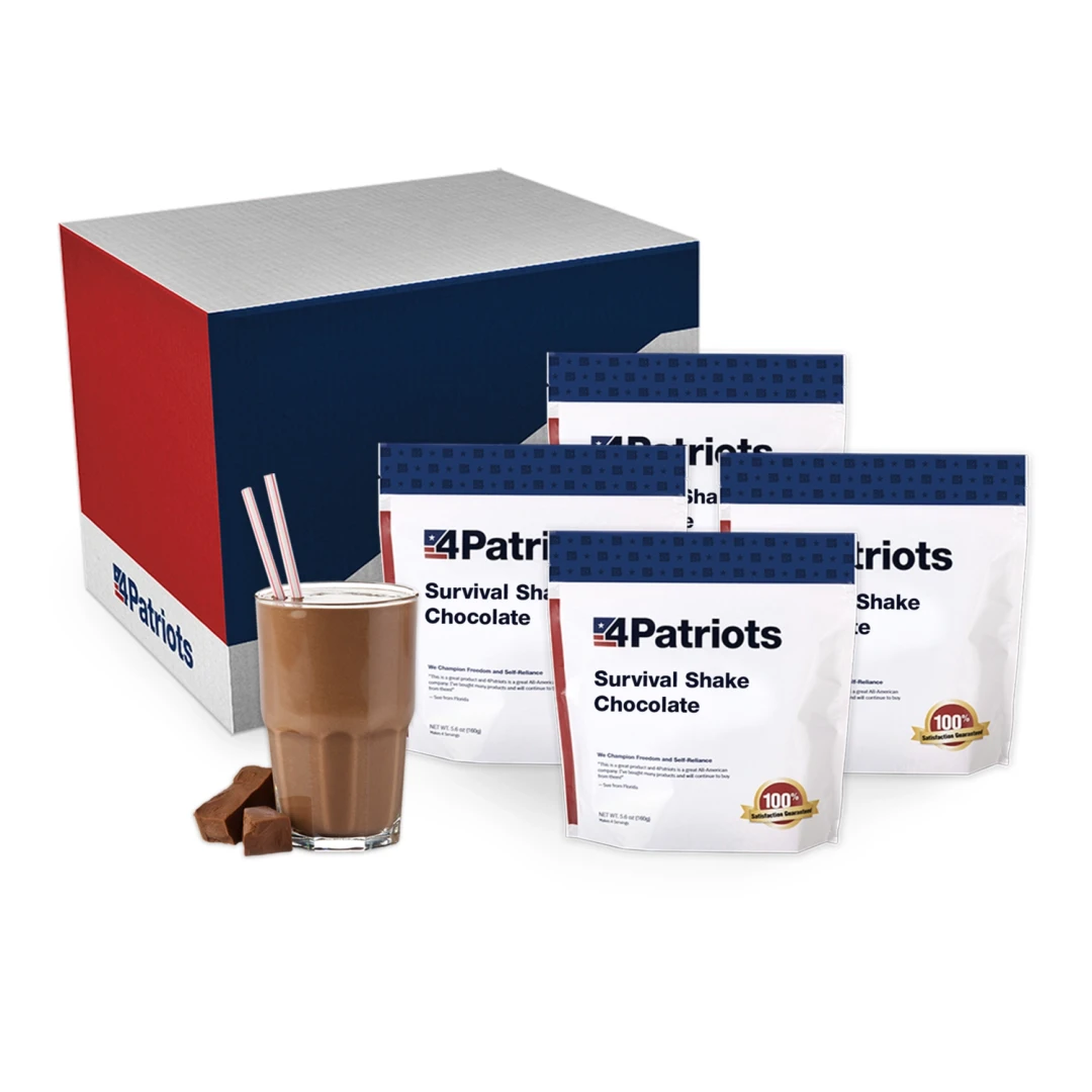 Chocolate Shake Emergency Survival Drink Case Pack | 4Patriots