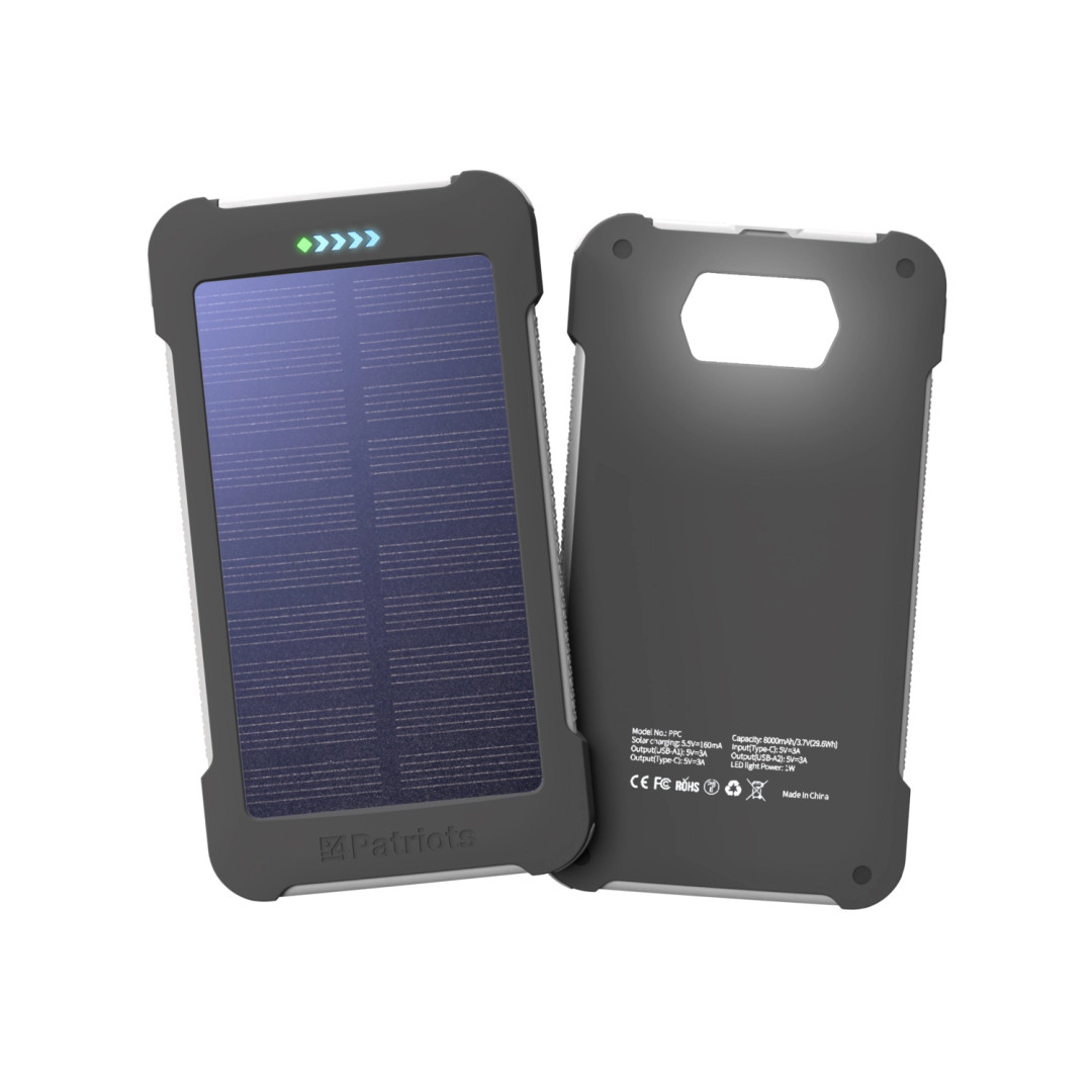 Battery Charger Best Solar Power Bank 2021 Patriot Power Cell-CX