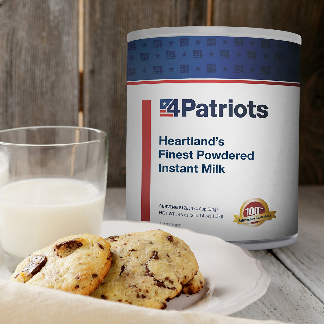 みるくmilk 　MERTENSEN バタフライプレート ホワイト Heartland's Finest Powdered Instant Milk #10 Can | 4Patriots