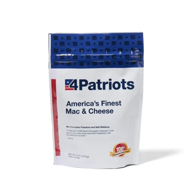 【即出荷】食糧補充/Stock Up 英語版4枚セット Freeze-Dried Diced Chicken Individual Pouch - 8 Servings | 4Patriots