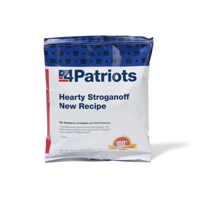 4Patriots Alfredo Préféré De Frank – Nourriture Survie 8 Portions MRE