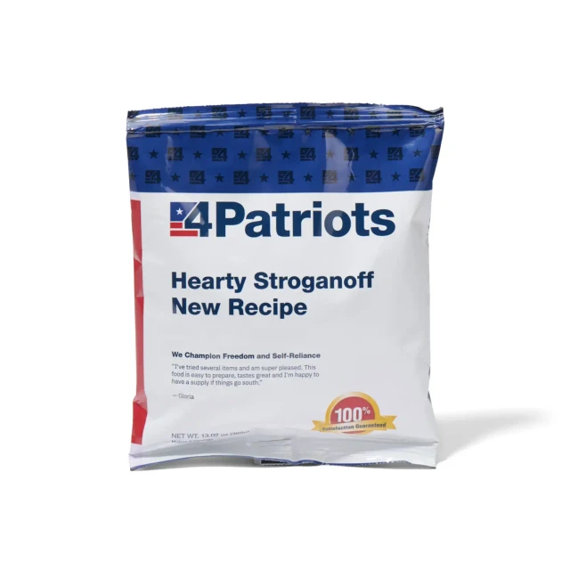 Fireside Stew Emergency Food Pouch | 8 Servings | 4Patriots