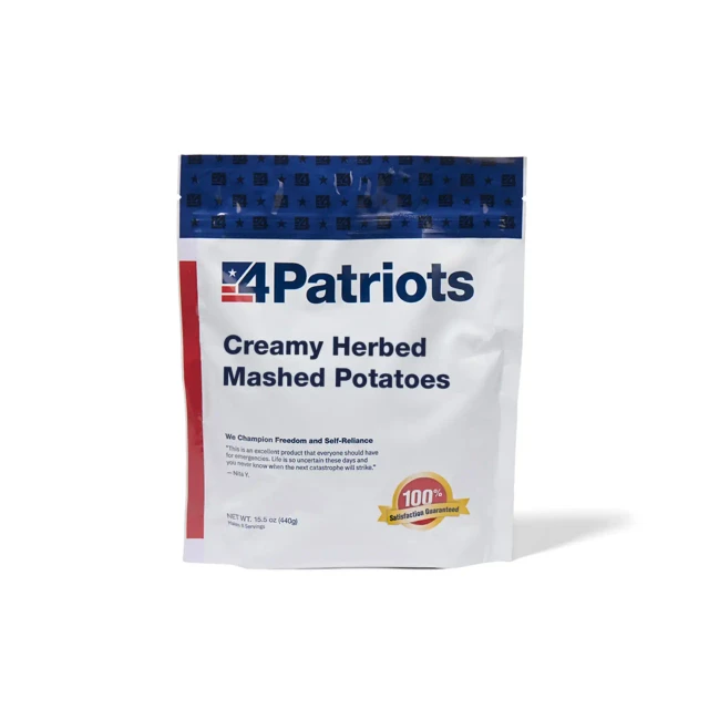 Freeze-Dried Diced Chicken Individual Pouch - 8 Servings | 4Patriots