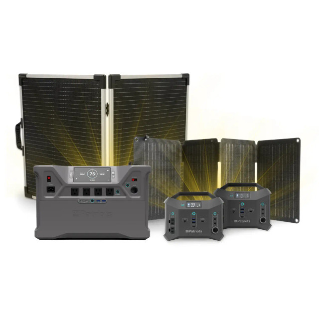 Portable Solar Generator & Solar Panel Kits | 4Patriots