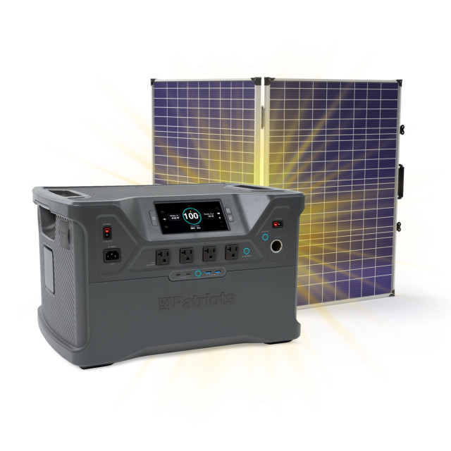 Portable Solar Generator & Solar Panel Kits | 4Patriots