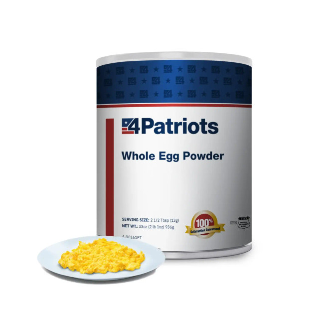 Lait En Poudre 4Patriots Terre Promise - Survie/Camping - 8 Portions - 25 Ans