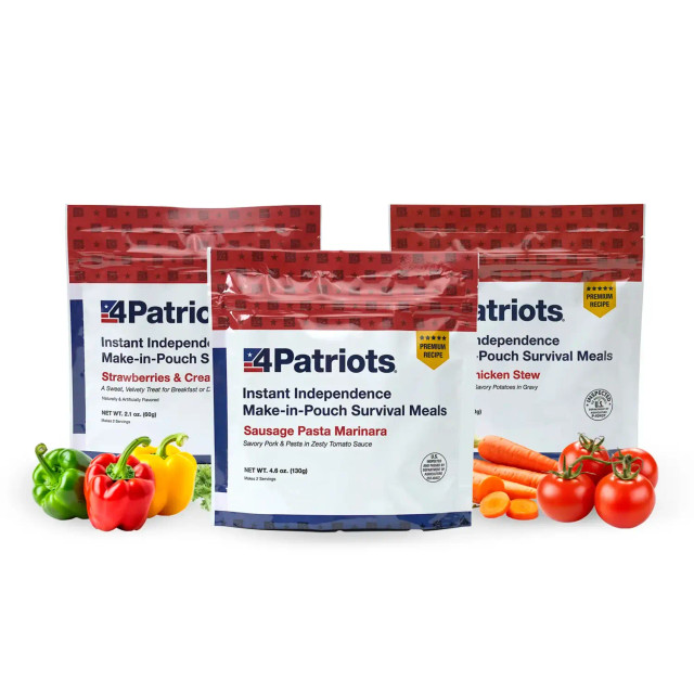 Entrees & Sides Emergency Survival Food Supply Kits | 4Patriots