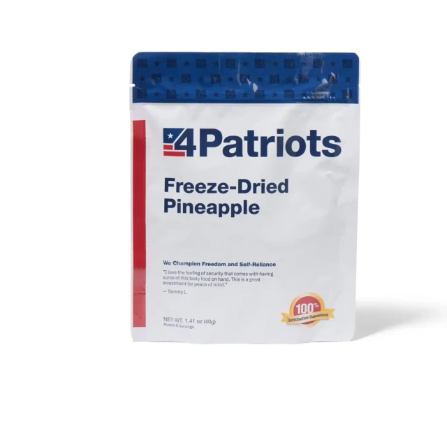 Freeze-Dried Diced Chicken Individual Pouch - 8 Servings | 4Patriots