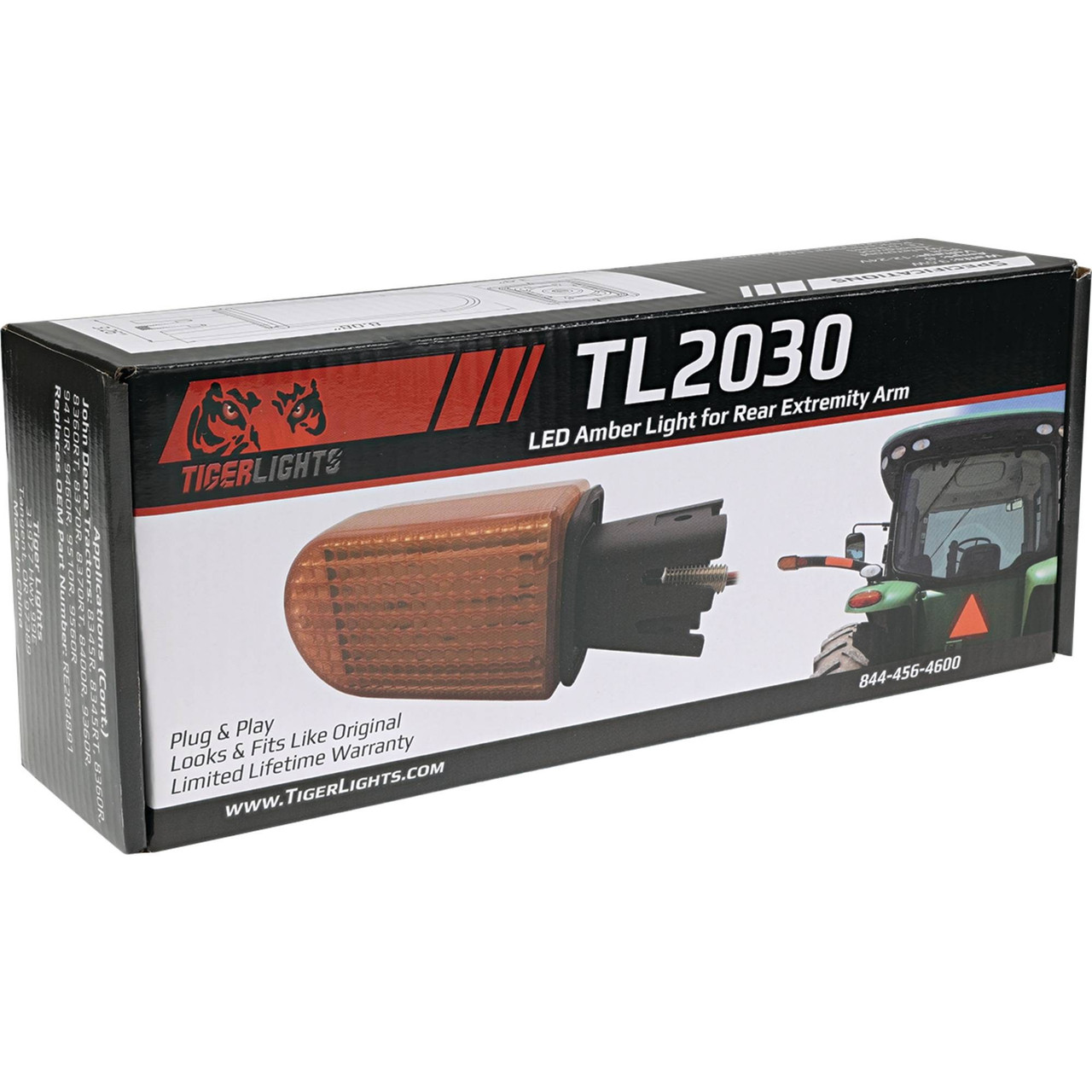 LED Amber Light for Rear Extremity Arm, TL2030 Agricultural LED