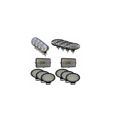 Bottom Mount Oval LED Light, Flood Beam, TL8060 Agricultural LED