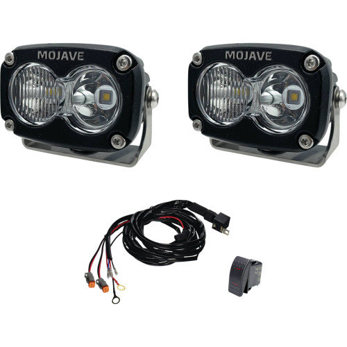 Dual LED 2" x 3" Mojave Light Kit 2 1/4" Height, 12-24 Volt; TLM2X3-KIT