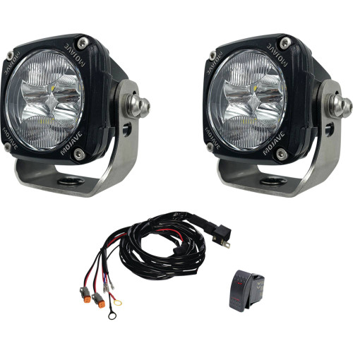 Dual LED 3" Mojave Light Kit 3.300 Amps, 3 3/4" Height, 12-24 Volt; TLM3-KIT