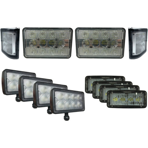 LED Light Kit For John Deere 7200, 7210, 7400, 7410, 7510 12-24 Volt; JDKIT-9