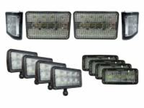 LED Light Kit For John Deere 7200, 7210, 7400, 7410, 7510 12-24 Volt; JDKIT-9