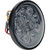 Industrial 24W LED Sealed Round Work Light w/Red Tail Light, TL3005