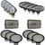 Complete LED Light Kit for John Deere Combines, JDKit-6 Complete LED Light Kit for John Deere Combines, JDKit-6