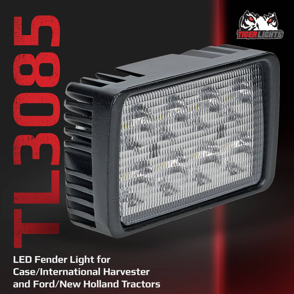 LED Fender Light w/Hollow Bolt, TL3085 Agricultural LED Lights