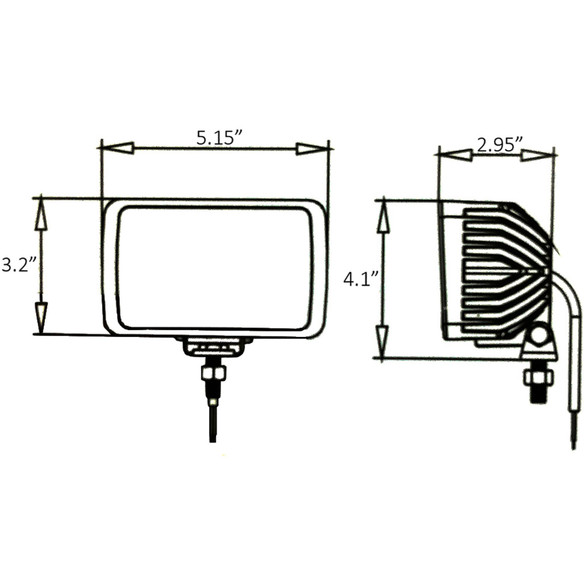 Industrial LED Tractor Light, TL3030, 92269C1 Industrial LED Tractor Light, TL3030, 92269C1
