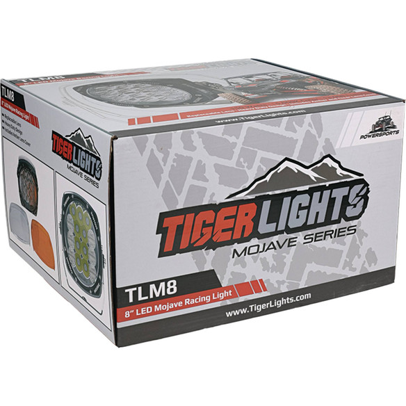 Dual LED 8" Mojave Light Kit Spot/Flood Light Pattern, 12-24 Volt; TLM8-KIT Dual LED 8" Mojave Light Kit Spot/Flood Light Pattern, 12-24 Volt; TLM8-KIT