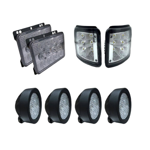 LED Light Kit For John Deere 6120, 6120L, 6215, 6220, 6220L, 6230; JDKIT-10