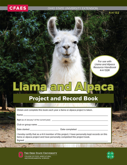 Llama and Alpaca Project and Record Book Llama and Alpaca Project and Record Book