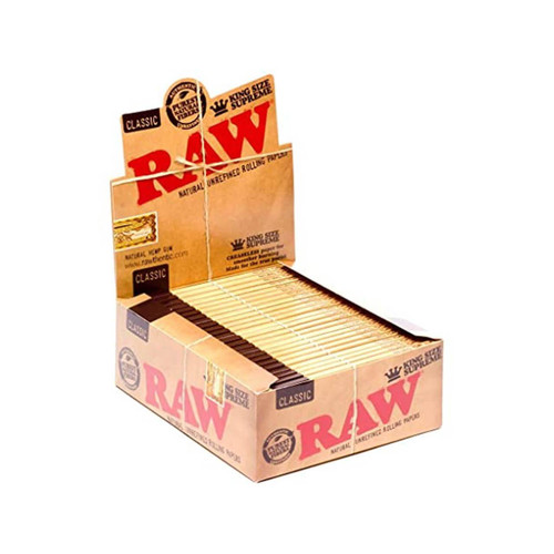 RAW Rolling Paper Classic King Size Supreme  (24 Count)