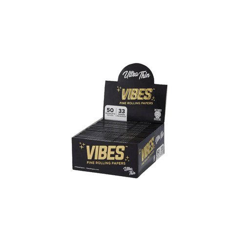 Vibes Ultra Thin Rolling Papers King Slim - Black