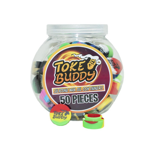 Toke Buddy Silicone Wax Oil Containers 9ml (Round)